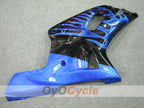 Kit de carenado por inyección para GSX R600 01-03 - Azul, Negro - Llama #OYO87901042