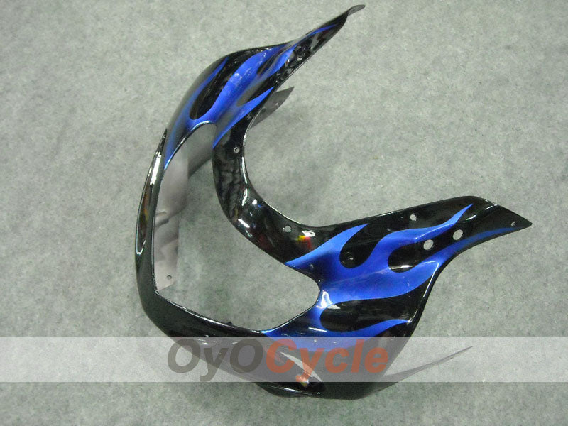 Kit de carenado por inyección para GSX R600 01-03 - Azul, Negro - Llama #OYO87901042