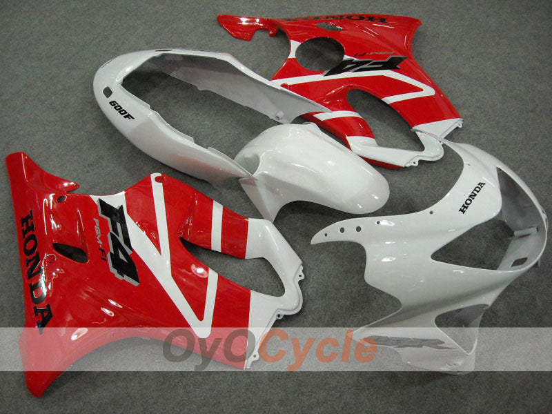 Kit de carenado por inyección para CBR600F4 99-00 - Rojo, Blanco - Estilo de fábrica #OYO87900133 Imagen principal del producto