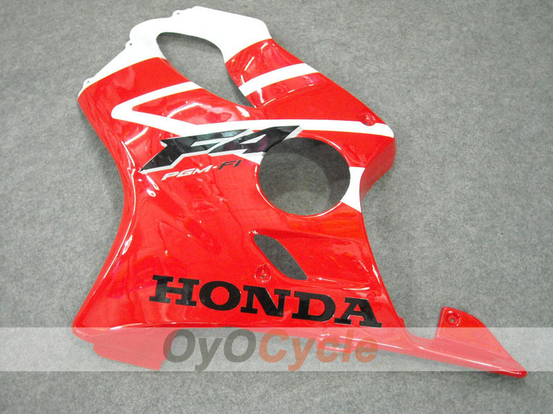 Kit de carenado por inyección para CBR600F4 99-00 - Rojo, Blanco - Estilo de fábrica #OYO87900133