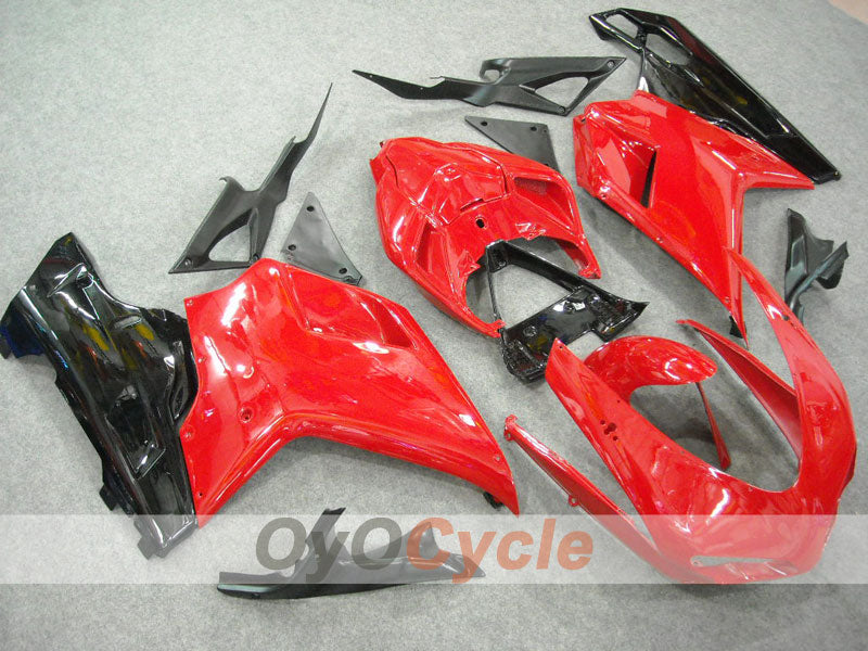 Kit de carenado por inyección para Ducati 1198 09-11 - Rojo, Negro - Estilo de fábrica #OYO87902331