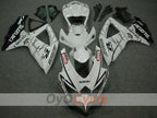 Kit de carenado por inyección para GSX R600 08-10 - Blanco, Negro - Corona, MOTUL #OYO87901606