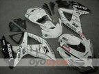 Kit de carenado por inyección para GSX R600 08-10 - Blanco, Negro - Corona, MOTUL #OYO87901606
