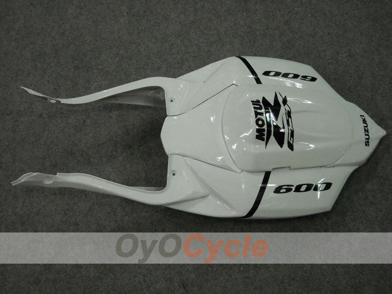 Kit de carenado por inyección para GSX R600 08-10 - Blanco, Negro - Corona, MOTUL #OYO87901606