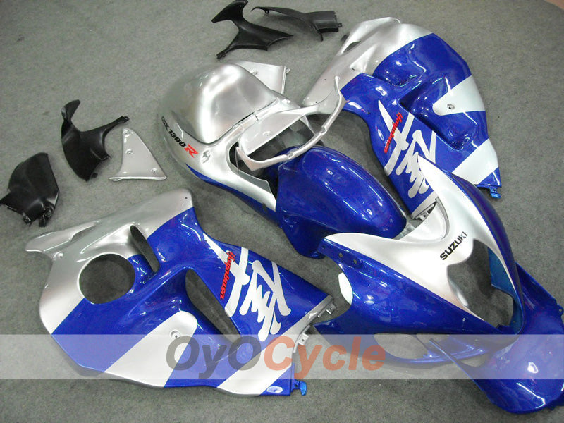 Kit de carenado por inyección para GSXR1300 Hayabusa 99-07 - Azul, Plata - Estilo de fábrica #OYO87902884 Imagen principal del producto