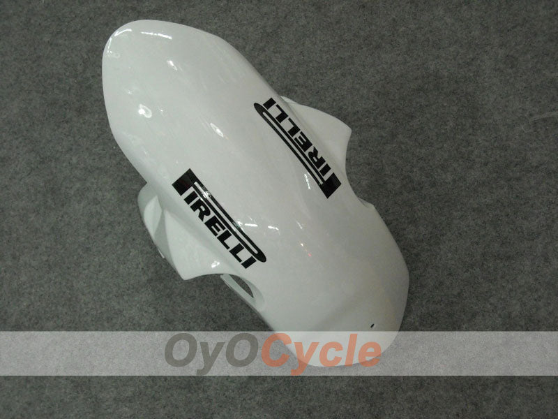 Kit de carenado por inyección para GSX R600 08-10 - Blanco, Negro - Corona, MOTUL #OYO87901606