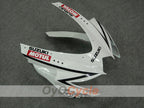 Kit de carenado por inyección para GSX R600 08-10 - Blanco, Negro - Corona, MOTUL #OYO87901606