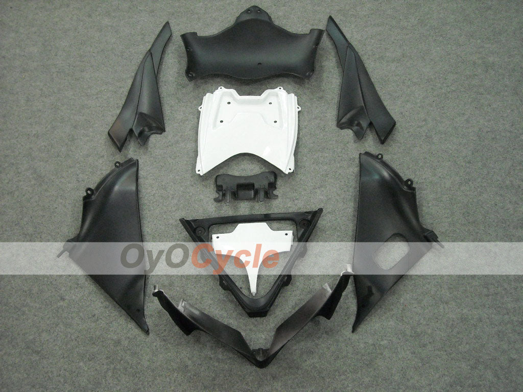 Kit de carenado por inyección para GSX R600 08-10 - Blanco, Negro - Corona, MOTUL #OYO87901606