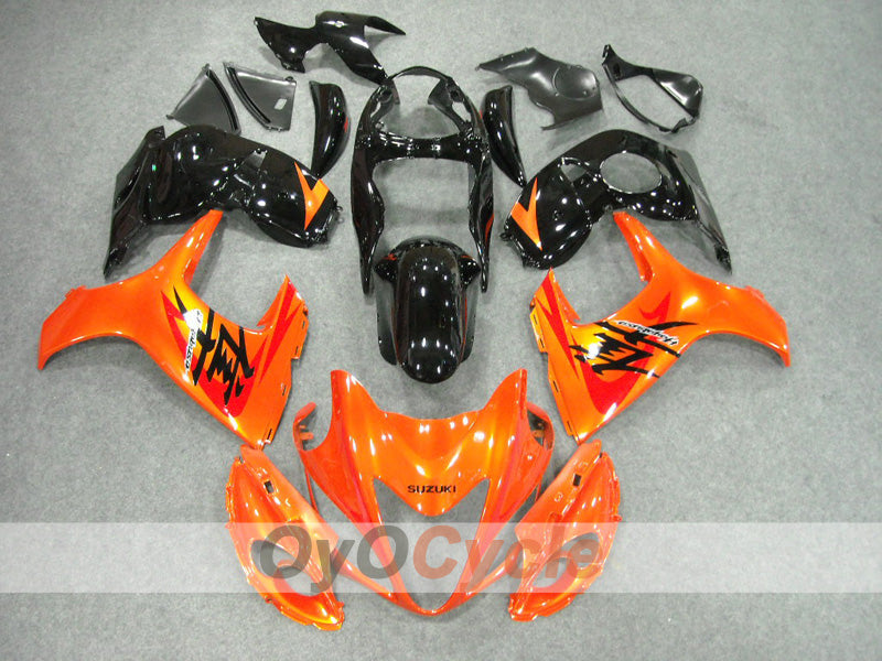 Kit de carenado por inyección para GSXR1300 Hayabusa 08-20 - Naranja, Negro - Estilo de fábrica #OYO87902878