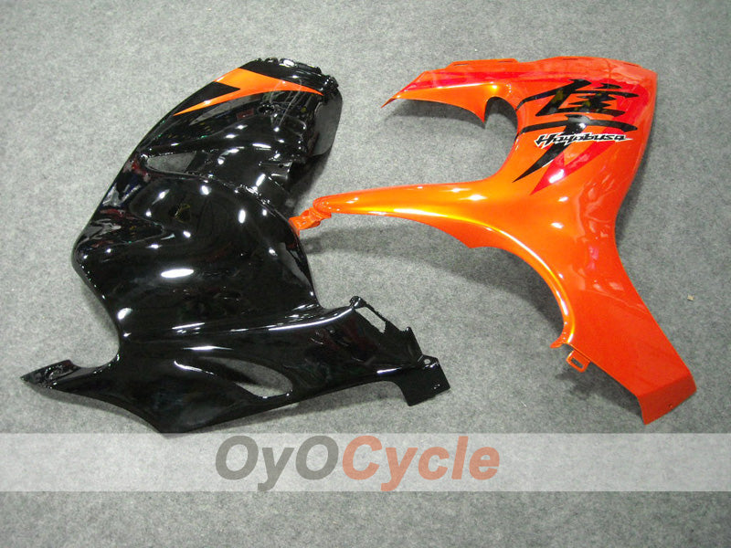 Kit de carenado por inyección para GSXR1300 Hayabusa 08-20 - Naranja, Negro - Estilo de fábrica #OYO87902878