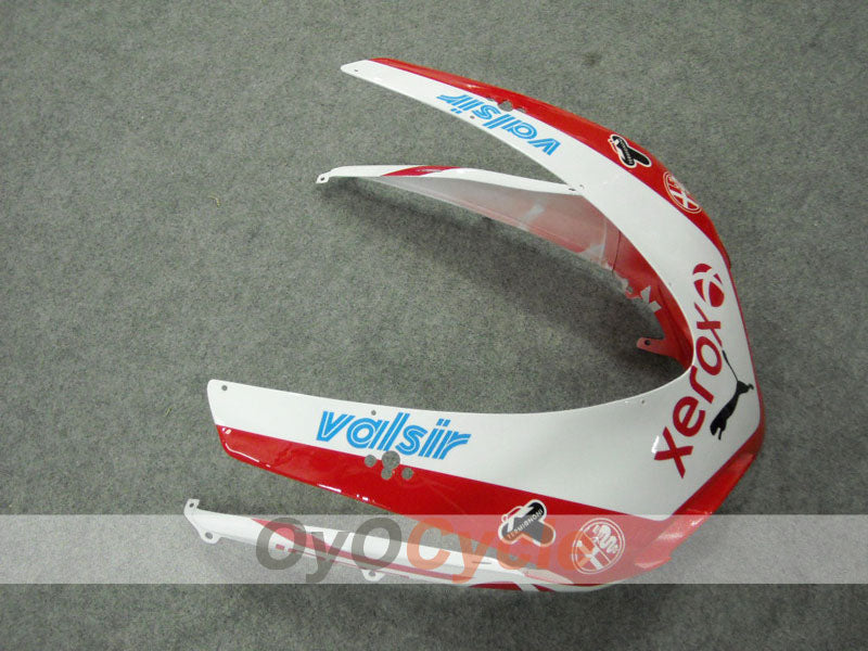 Kit de carenado por inyección para Ducati 848 08-13 - Rojo, Blanco - Xerox #OYO87902242