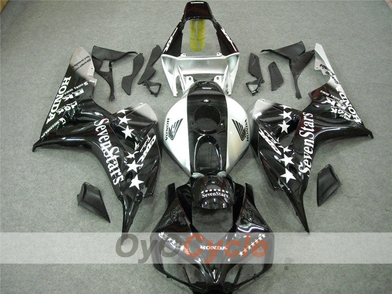 Kit de carenado por inyección para CBR1000RR 06-07 - Negro, Plata - SevenStars #OYO87900651 Imagen principal del producto