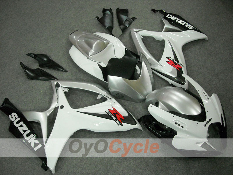 Kit de carenado por inyección para GSX R600 06-07 - Blanco, Plateado - Estilo de fábrica #OYO87901534 Imagen secundaria del producto