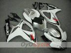 Carenado de inyección para GSX R600 06-07 - Blanco, Plata - Estilo de fábrica #OYO87902877