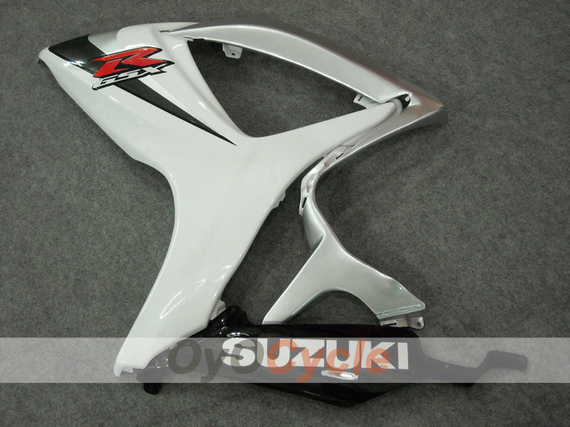 Carenado de inyección para GSX R600 06-07 - Blanco, Plata - Estilo de fábrica #OYO87902877