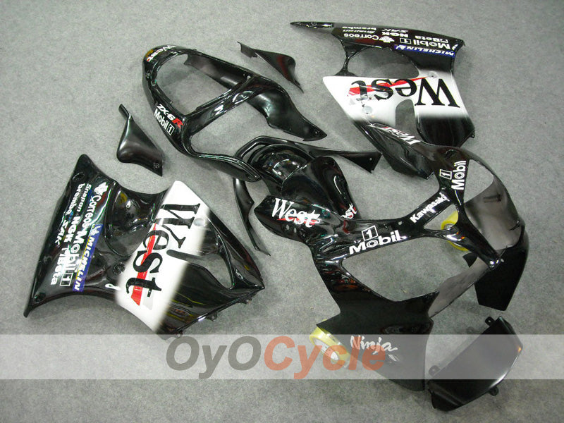 Kit de carenado para NINJA ZX-9R 02-03 - Blanco, Negro - West #OYO87903055