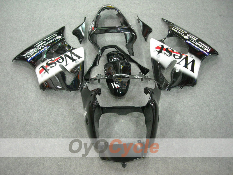 Kit de carenado para NINJA ZX-9R 02-03 - Blanco, Negro - West #OYO87903055