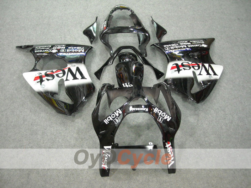 Kit de carenado para NINJA ZX-9R 02-03 - Blanco, Negro - West #OYO87903055