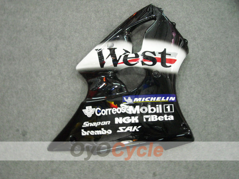 Kit de carenado para NINJA ZX-9R 02-03 - Blanco, Negro - West #OYO87903055