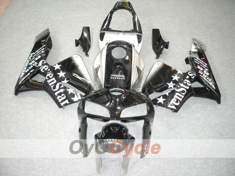 Kit de carenado por inyección para CBR600RR 05-06 - Negro, Plata - SevenStars #OYO87900347 Imagen principal del producto