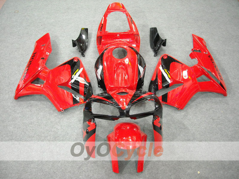 Carenado de inyección para CBR600RR 05-06 - Rojo, Negro - Estilo de fábrica #OYO87900276 Imagen principal del producto
