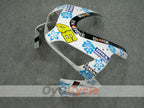 Carenado inyectado para CBR600RR 03-04 - Blanco, Negro - Nastro Azzurro #OYO87902539