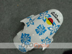 Carenado inyectado para CBR600RR 03-04 - Blanco, Negro - Nastro Azzurro #OYO87902539