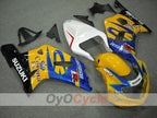 Carenado de inyección para GSX R600 01-03 - Amarillo, Azul - Corona, MOTUL #OYO87901031