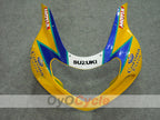 Kit de carenado por inyección para GSX R750 00-03 - Amarillo, Azul - Corona #OYO87901028