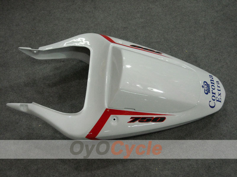 Kit de carenado por inyección para GSX R750 00-03 - Amarillo, Azul - Corona #OYO87901028