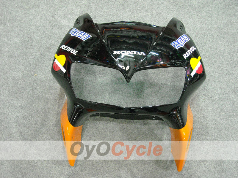 Kit de carenado para VFR800 98-01 - Rojo, Negro - Repsol #OYO87902933