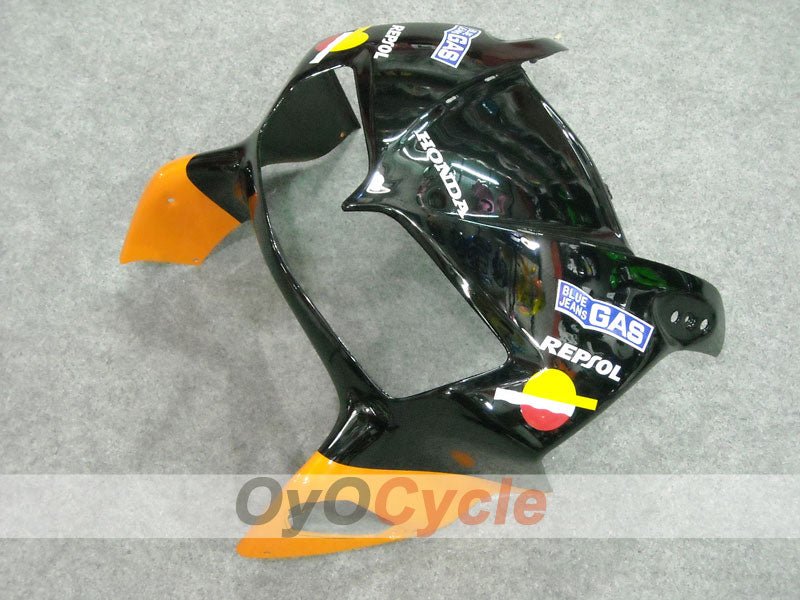 Kit de carenado para VFR800 98-01 - Rojo, Negro - Repsol #OYO87902933