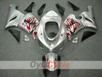 Kit de carenado por inyección para NINJA ZX-6R 05-06 - Rojo, Plateado - Llama #OYO87901864