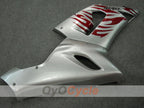 Kit de carenado por inyección para NINJA ZX-6R 05-06 - Rojo, Plateado - Llama #OYO87901864