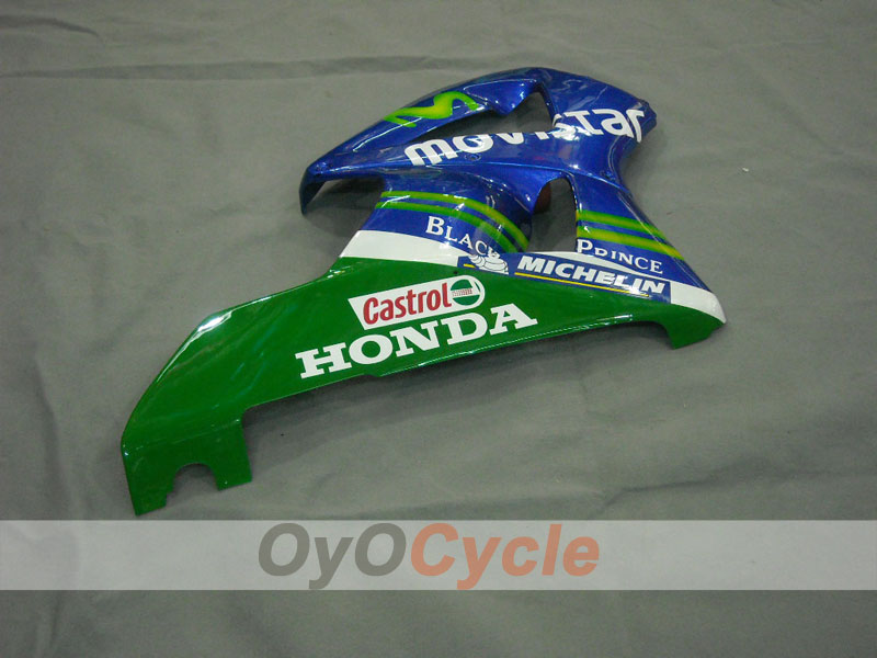 Carenado de inyección para CBR900RR 929 00-01 - Verde, Azul - MICHELIN, Movistar #OYO87902847 Imagen secundaria del producto