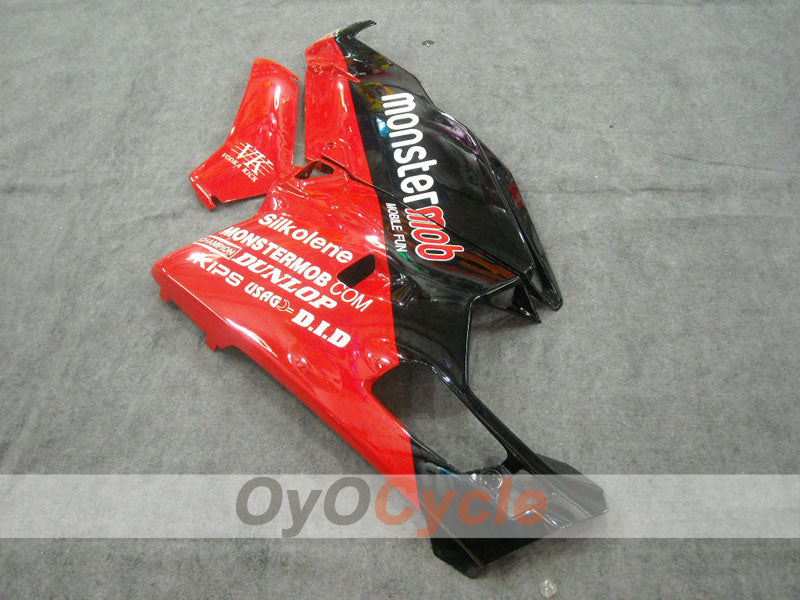 Kit de carenado por inyección para Ducati 999 03-04 - Rojo, Negro - Monstermob #OYO87902356 Imagen secundaria del producto