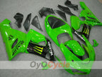 Kit de carenado de inyección para NINJA ZX-6R 05-06 - Verde, Negro - Monster #OYO87901873