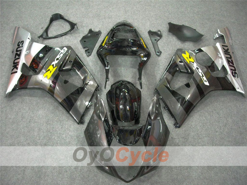 Kit de carenado por inyección para GSX R1000 03-04 - Negro, Plata - Estilo original #OYO87901846 Imagen secundaria del producto