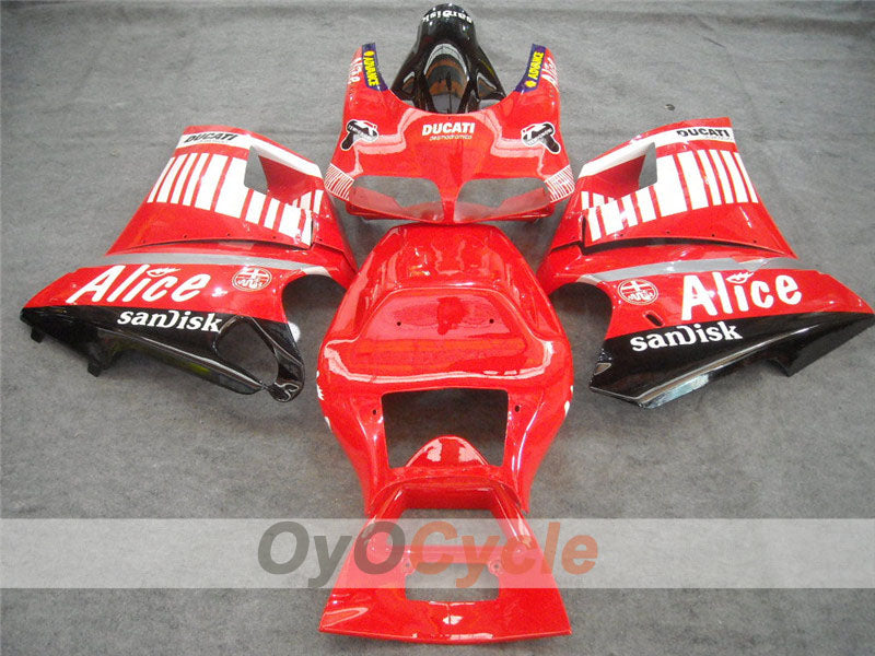 Kit de carenado por inyección para Ducati 998 02-04 - Rojo, Negro - Alice #OYO87902254 Imagen secundaria del producto