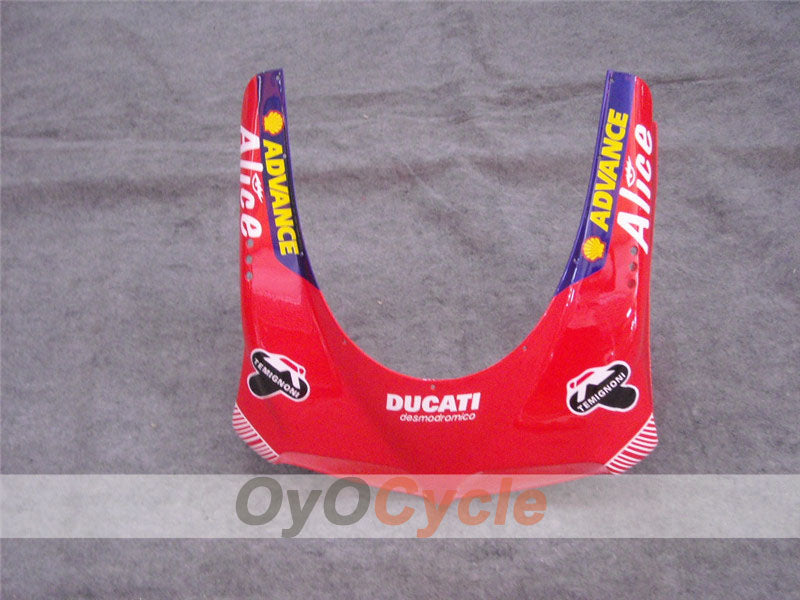 Kit de carenado de inyección para Ducati 996 del 99-02 - Rojo, Blanco - Alice #OYO87902188