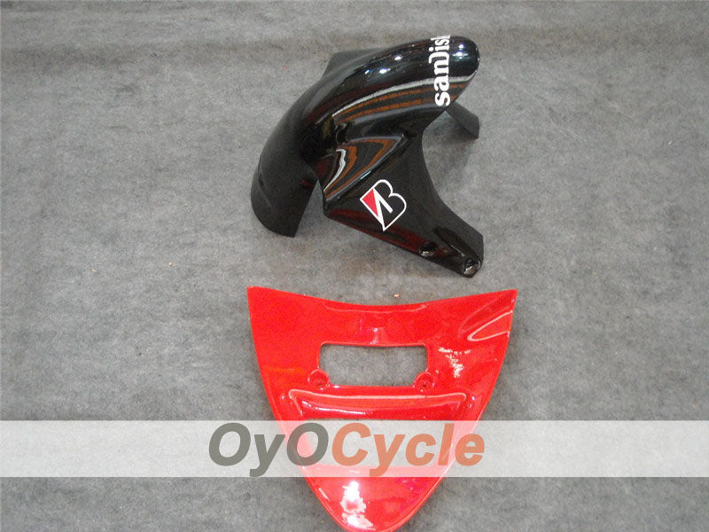 Kit de carenado de inyección para Ducati 996 del 99-02 - Rojo, Blanco - Alice #OYO87902188