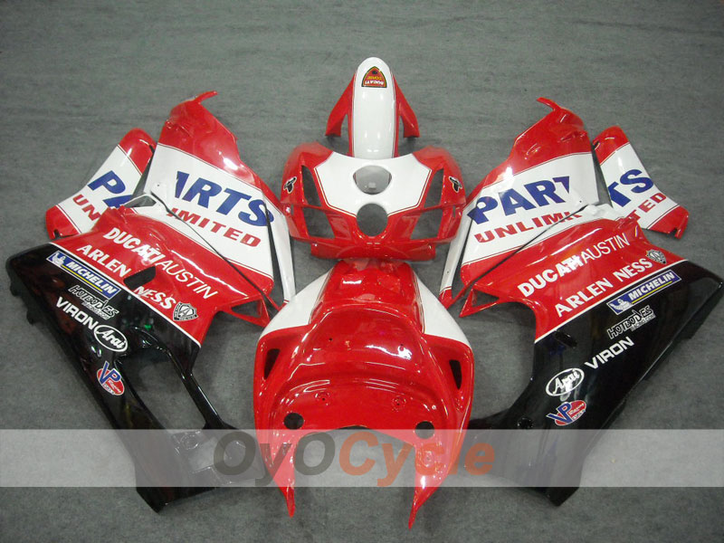 Kit de carenado de inyección para Ducati 749 03-04 - Rojo, Blanco - Estilo de fábrica #OYO87902117 Imagen principal del producto