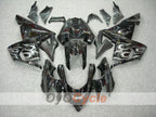 Carenado de inyección para NINJA ZX-10R 04-05 - Blanco, Negro - Llama #OYO87901533