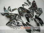 Carenado de inyección para NINJA ZX-10R 04-05 - Blanco, Negro - Llama #OYO87901533