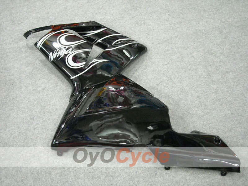 Carenado de inyección para NINJA ZX-10R 04-05 - Blanco, Negro - Llama #OYO87901533