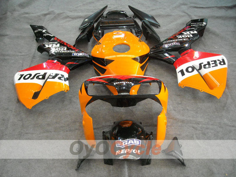 Carenado de inyección para CBR600RR 03-04 - Amarillo, Negro - Repsol #OYO87902577 Imagen secundaria del producto