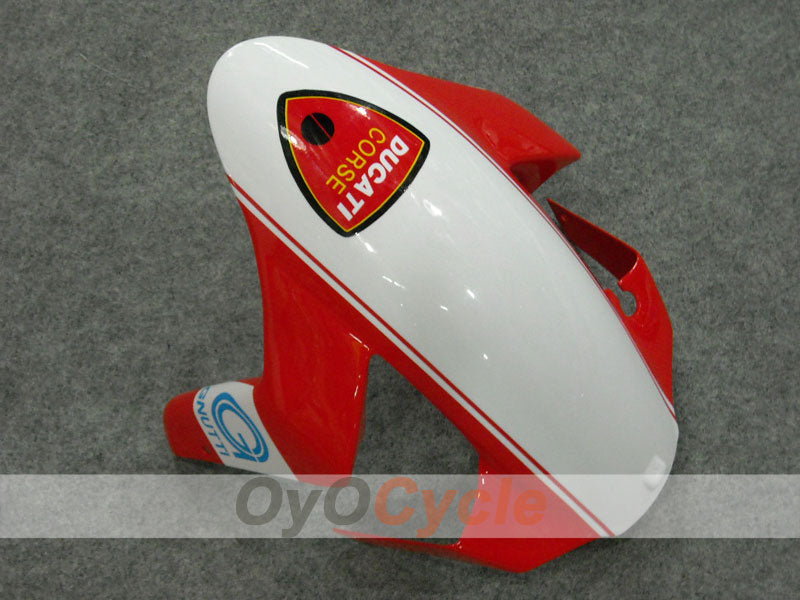 Kit de carenado por inyección para Ducati 749 03-04 - Rojo, Blanco - Xerox #OYO87902136