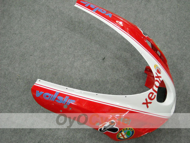 Kit de carenado por inyección para Ducati 749 03-04 - Rojo, Blanco - Xerox #OYO87902136
