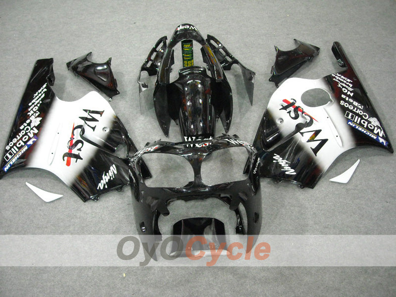 Carenado inyectado para NINJA ZX-12R 00-01 - Blanco, Negro - Oeste #OYO87903078 Imagen secundaria del producto