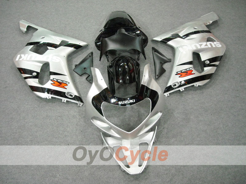 Kit de carenado por inyección para GSX R750 00-03 - Negro, Plata - Estilo de fábrica #OYO87901080 Imagen secundaria del producto